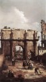 Rome l’arche de Constantine 1742 Canaletto Venise